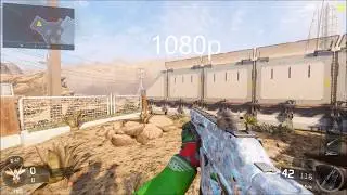 Black Ops 3 - 4K vs 1080p Comparison