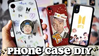 DIY Aesthetic KPOP Phone Case + Popsocket Ideas 2020! (BTS Edition)