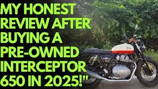 Royal Enfield Interceptor 650 2025 Telugu Review | My Used Bike Ownership Story & Buying Guide
