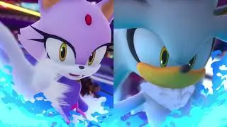 Sonic Racing: CrossWorlds (PS5) Playthrough: Donpa Cup (Blaze) Silver (Rival) Super Sonic Speed!