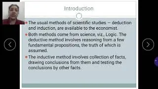 Methods of Economics: Inductive vs. Deductive Approach