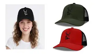 Deer Hunting Trucker Hat for Men | Mesh Cap for Outdoors #TradingGear #MensHat #HuntingCap