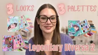 ODEN'S EYE LEGENDARY DIVERSA PT 2 || Review, Swatches // 3 Looks