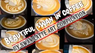 Swan Latte Art Pouring Compilation | Relax & Enjoy