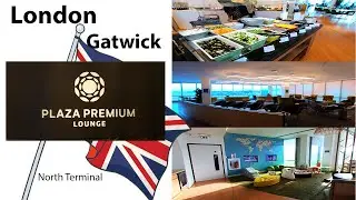 A short overview of The Plaza Premium Lounge with Kids play Area  || London Gatwick North Terminal