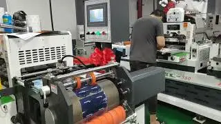2 sets high speed Label die cutting machine at customers factory 🏭 ￼