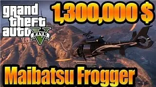 GTA 5 Online - ( Grand Theft Auto V ) Gameplay Bought A Frogger Helicopter & Test Drive Full HD