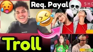 🇮🇳JONATHAN Request Payal🤣 For OMEGA ☠️Scout Jonny Together Masti 🫂😅 Payal Reject Jonathan