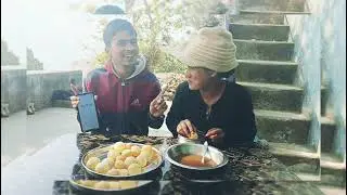 Pani puri challenge 😋 