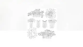 44 Pieces Wedding Hair Comb Faux Pearl Crystal Bride Hair Accessories Hair Side Comb Clips U-shaped