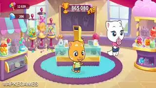 Talking Tom Candy Run Ginger vs Roy Raccoon Gameplay Android ios