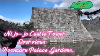 [4K京都二条城🇯🇵Part2]Honmaru-goten Palace|Garden and Kyoto Overviews|TATSKIE#kyoto#japan#京都観光