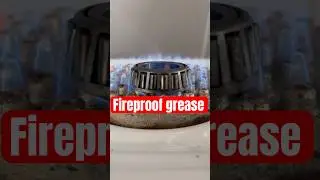 The difference between fireproof grease and regular grease . #grease #bearing #بلبرینگ