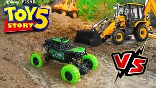 Kids for new toy 😱 JCB off roading in water 🌊 most popular toy RC car 😱 #mrtoyguru unboxing