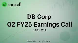 DB Corp Q2 FY26 Earnings Conference Call | Concall.in
