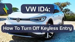 VW ID4: как отключить бесключевой доступ | Советы по ID4, руководство пользователя