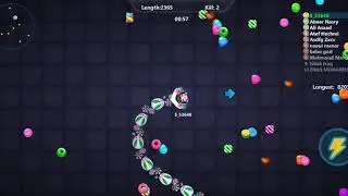 SNAKE CANDY MASTER  ULAR WAJAH CANTIK RAMBUT PANJANG \\ GAME PLAY