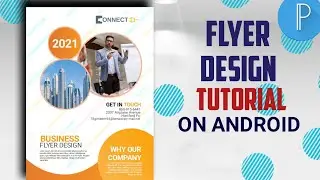 Business flyer Design tutorial on android | poster design tutorial in android | pixellab tutorial