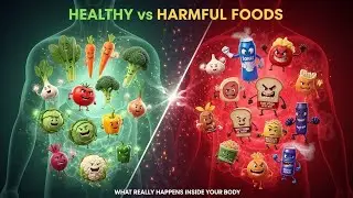 10 Healthy Foods vs 10 Harmful Foods | What They Do Inside Your Body
