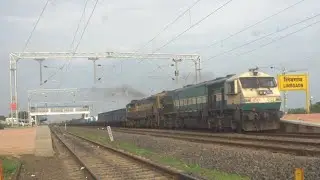 High Speed PERFCET CROSSING DIESEL Trains Linbgaon Railway Station || IR