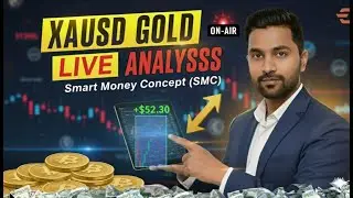 &ldquo;XAUUSD GOLD LIVE &ndash; Supply & Demand Levels + Live Buy/Sell PnL #335