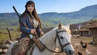 Daily life in the village | Building a shelter for animals in a mountainous village!