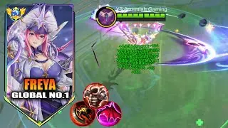 THIS SEMI TANK BUILD IS SUPER EFFECTIVE ON FREYA ( MUST TRY ) FREYA BEST BUILD 2025 - MLBB
