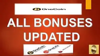 Good News Onecoin All Bonuses Updated