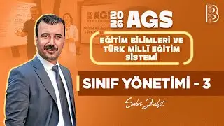 87) MEB - AGS - Sınıf Yönetimi 3 - Sabri ZAHİT - 2026