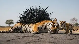 Rescue the Mother Tiger from the Sea Urchin Shell