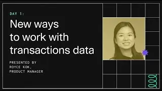 New ways to work with transactions data