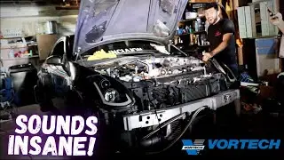First Start Up on Vortech Supercharged G35 ! ***Sounds INSANE***