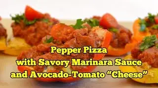 🍅 Pizza | Raw Vegan Pizza | Bell Pepper Recipes | Tomato Recipes | Raw Food Recipes