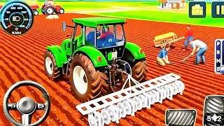 Drive Tractor & Connect Fertilizer Machine | Farming Game Field Mission