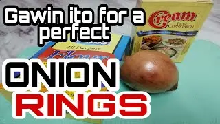 ONION RINGS QUICK & EASY | PERFECT CRISPY FRIED ONION RINGS | Papski Edong TV
