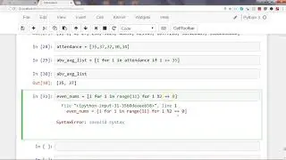 Python 3 List Comprehension Tutorial | #3 Conditions in python list comprehension
