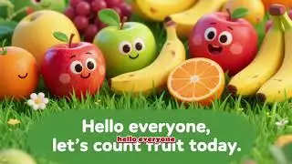 LET'S COUNT FRUIT- COUNTING TO 10