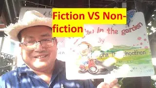 Fiction VS Non-fiction books by Janpha Thadphoothon