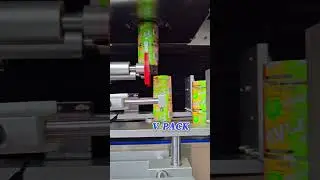 Automatic Can Shrink Sleeve Labeling Machine #machine #shorts #label #manufacturing