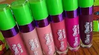 Makeup Monsters Cosmetics Liquid Lipsticks Review & Swatches
