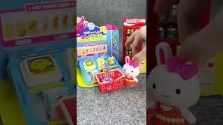 Rabbit goes to shopping at Pinkfong's convenient store #cutetoys #minitoys #pinkfong #shorts #short