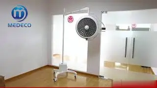 Mobile Shadowless Operating Lamp 4 Wheels With Battery