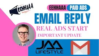 eehhaaa new update today✌️✌️, email reply📩📩, real ads start, eehhaaa newsletter