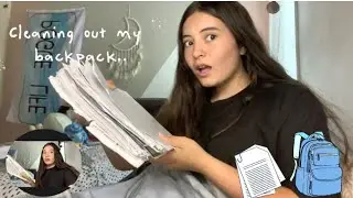 Clean out my backpack with me!