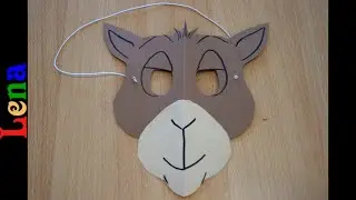 Kamel Maske basteln 🐫 how to make camel mask 🐫 как сделать маску верблюда