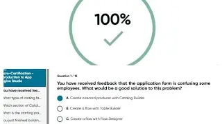 ServiceNow Micro-Certification - Introduction to App Engine Studio 100% Pass Score