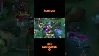 burst yss | MLBB #mlbb #shorts #mobilelegends #yisunshin