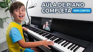 AULA DE PIANO COMPLETA DO MARCOS SEM CORTES - Família Brancoala