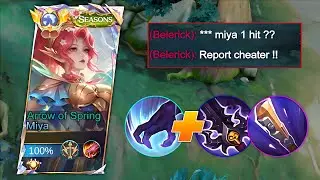 JUNGLE GLOBAL MIYA IN SOLO RANKED GAME!!😱 TOTALLY INSANE!!