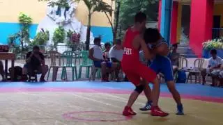 Norman del Rosario (red) vs. Jhonar Eliuterio (blue)